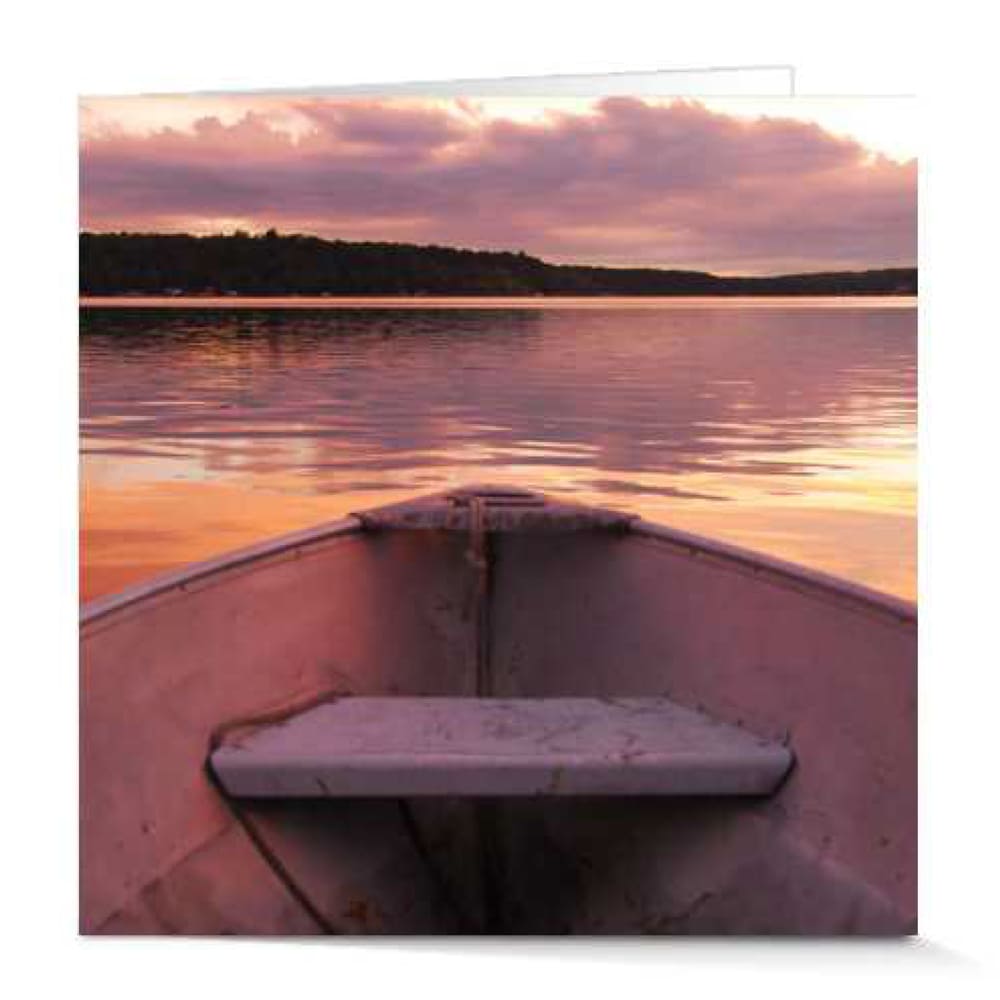 Afloat at Sunset by Rachael Newman 5x5 Card