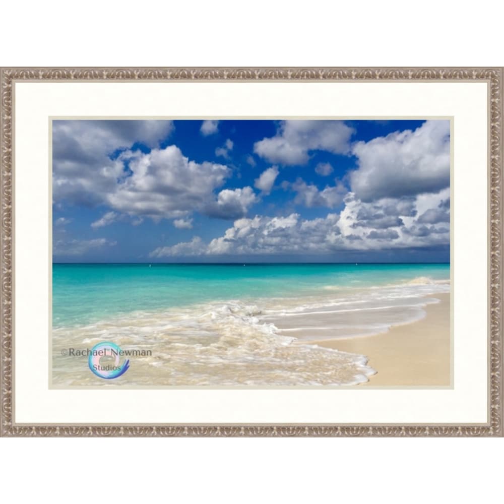Azure Sea by Rachael Newman Silver Frame