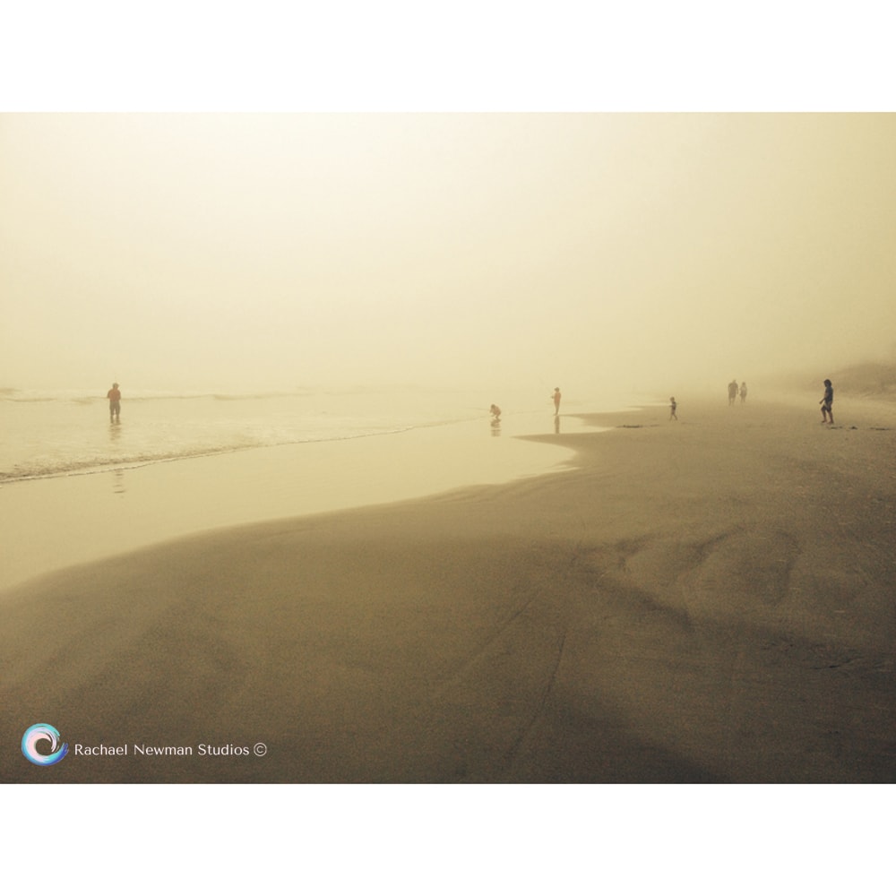 Misty Beach by Rachael Newman